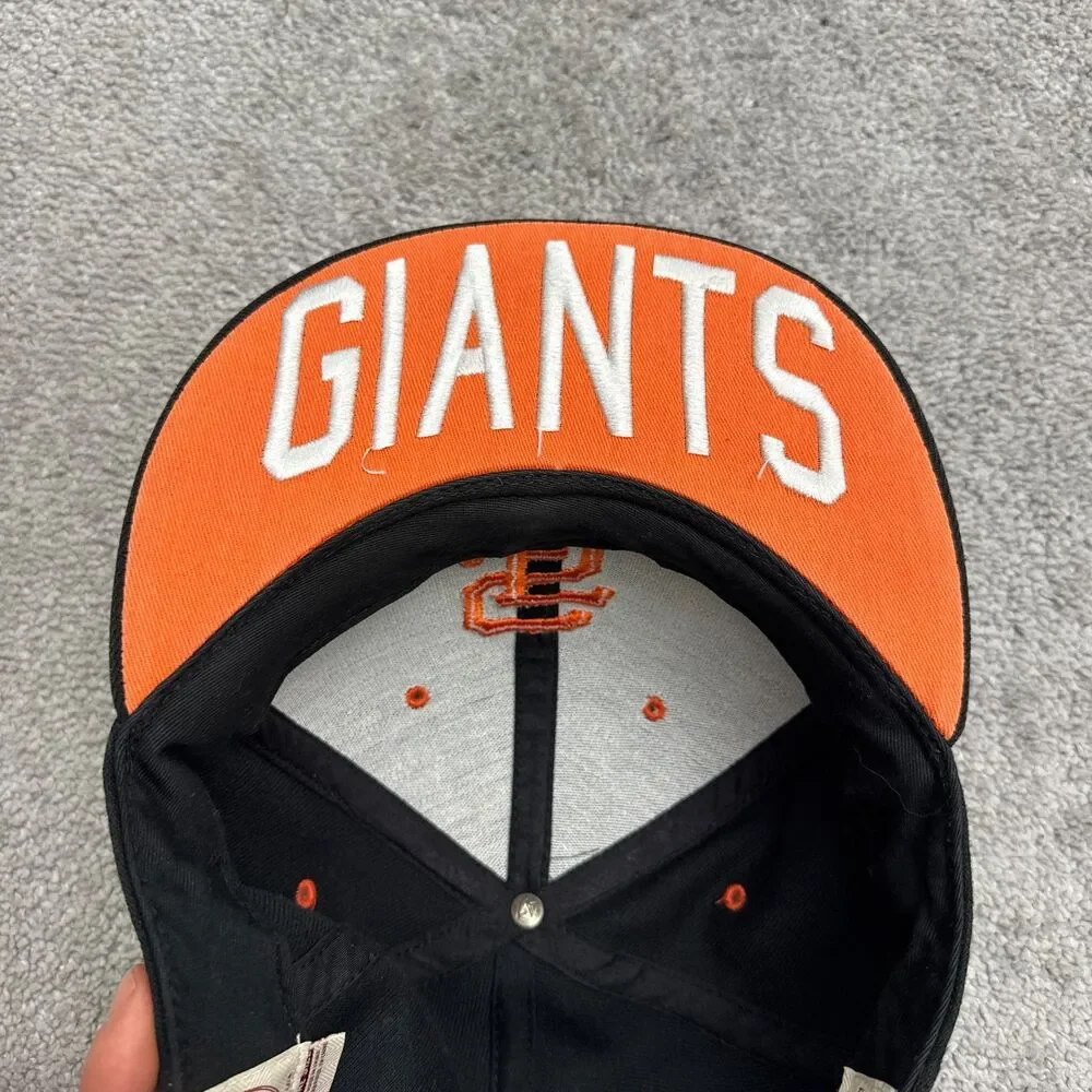 47 Brand San Francisco Giants SF MLB Baseball Hat Cap Mens OSFA Black Orange